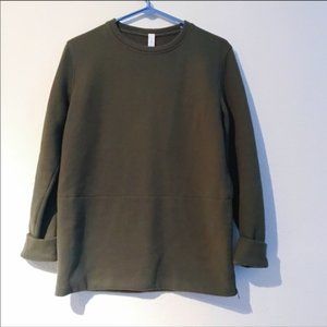 Lululemon Zip Crewneck, Size 6, Green